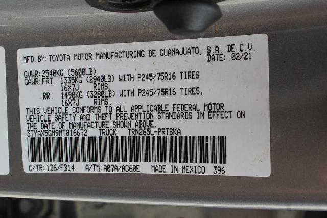 2021 Toyota Tacoma 2WD Vehicle Photo in HOUSTON, TX 77090