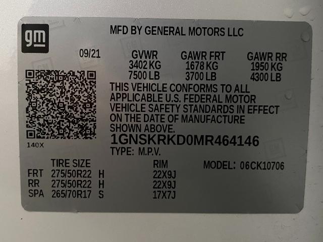 2021 Chevrolet Tahoe Vehicle Photo in Appleton, WI 54913