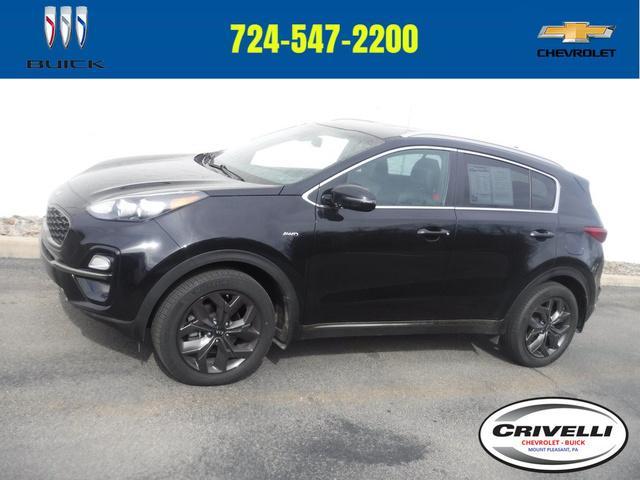 Used 2021 Kia Sportage S with VIN KNDP6CACXM7844180 for sale in Mount Pleasant, PA