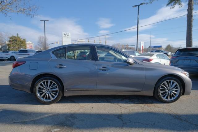 Certified 2023 INFINITI Q50 LUXE with VIN JN1EV7BR9PM543591 for sale in Midlothian, VA