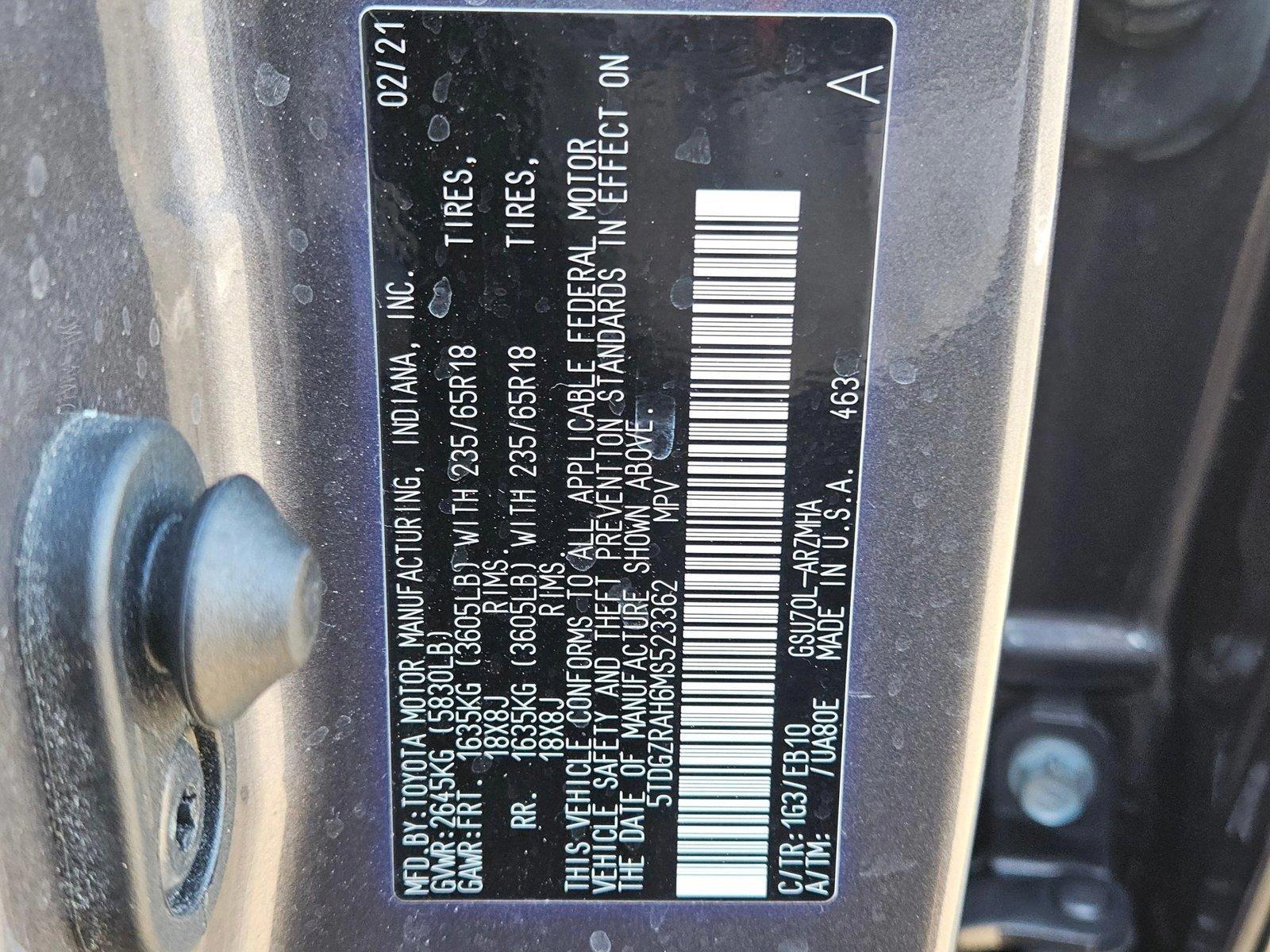 2021 Toyota Highlander Vehicle Photo in CORPUS CHRISTI, TX 78416-1100