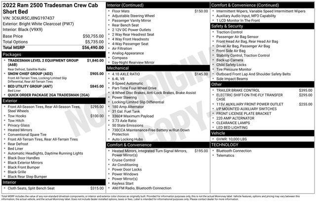 2022 Ram 2500 Vehicle Photo in DANBURY, CT 06810-5034
