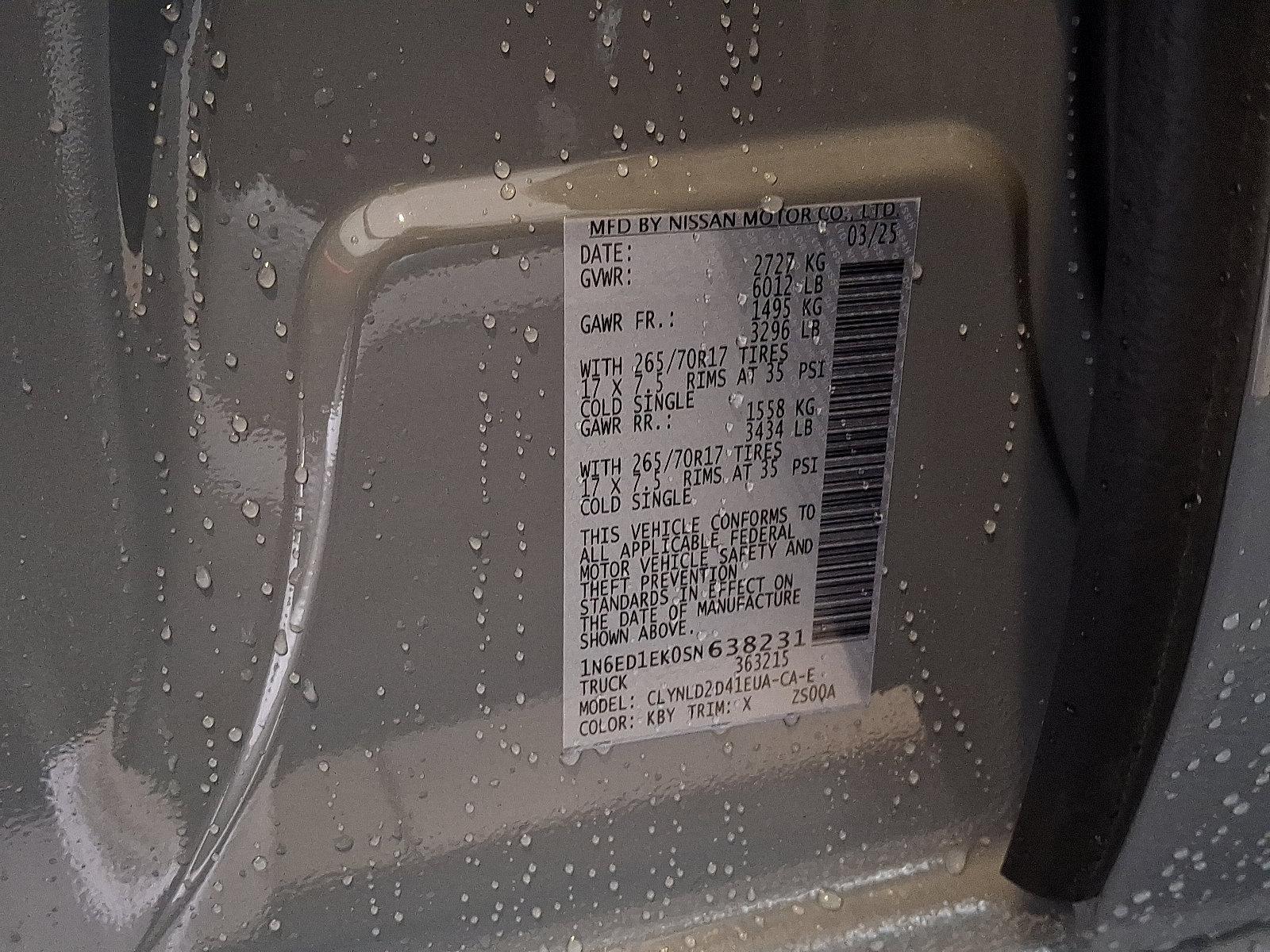 2025 Nissan Frontier Vehicle Photo in Mechanicsburg, PA 17050-2306