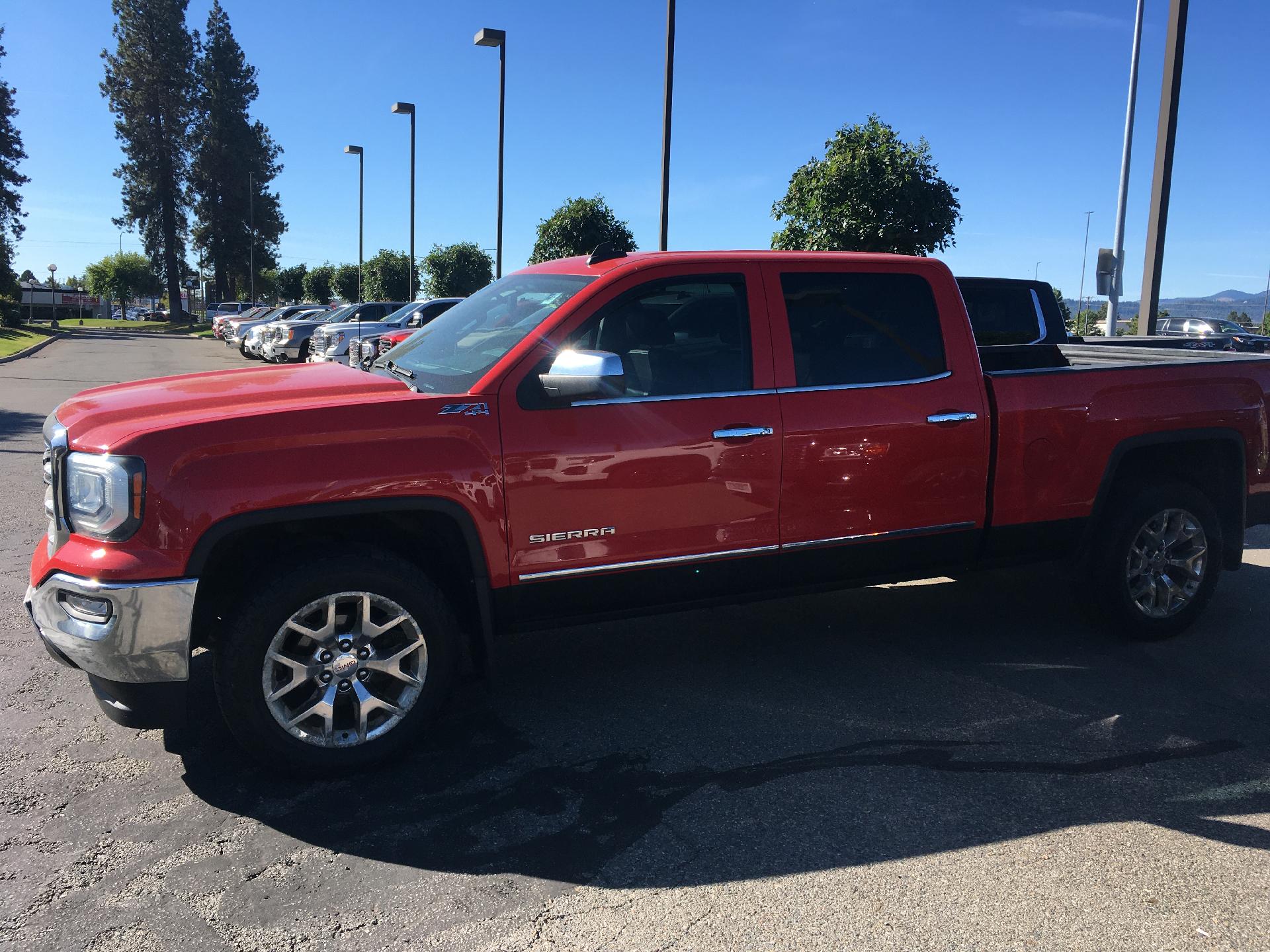 Used 2017 GMC Sierra 1500 SLT with VIN 3GTU2NECXHG132038 for sale in Coeur D'alene, ID