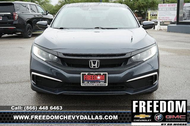 Used 2020 Honda Civic LX with VIN 19XFC2F69LE013866 for sale in Dallas, TX