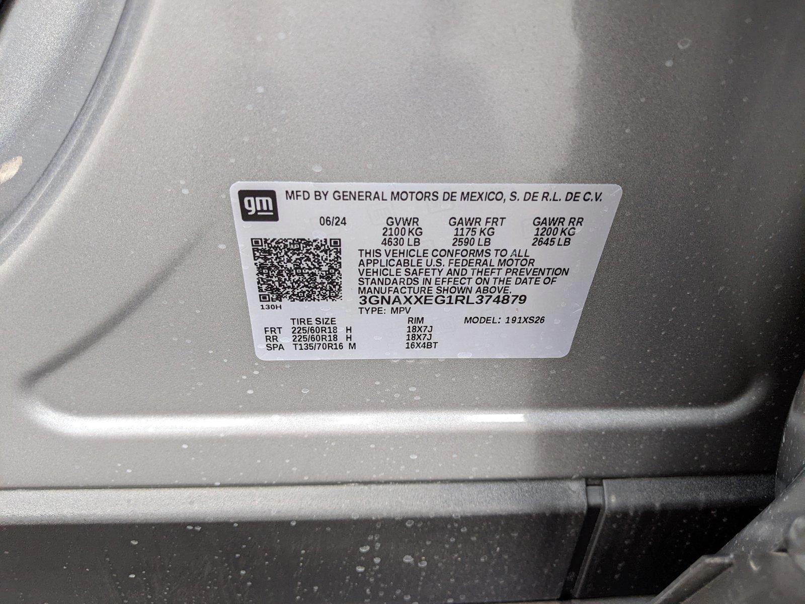 2024 Chevrolet Equinox Vehicle Photo in LAUREL, MD 20707-4697