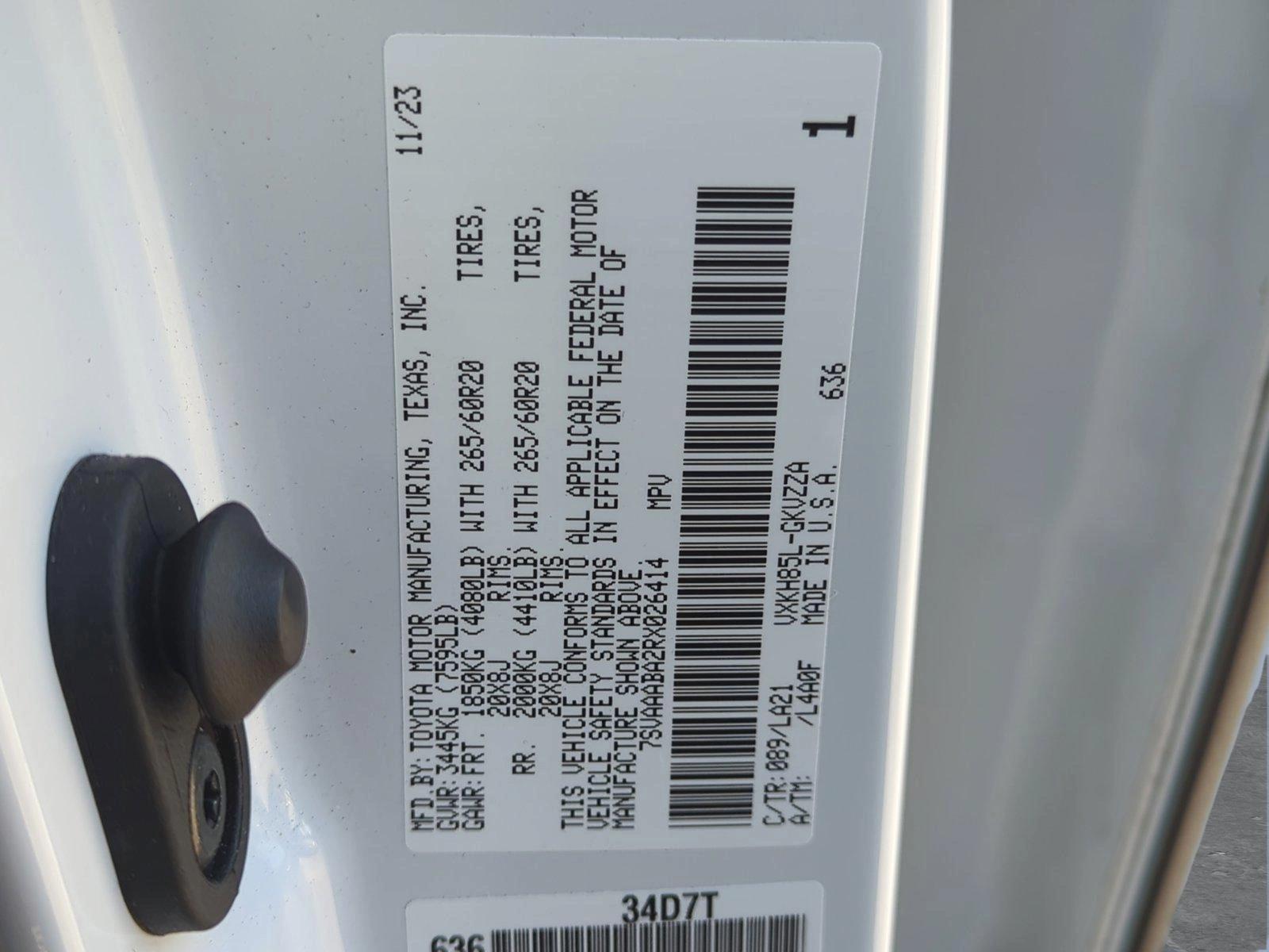 2024 Toyota Sequoia Vehicle Photo in Ft. Myers, FL 33907