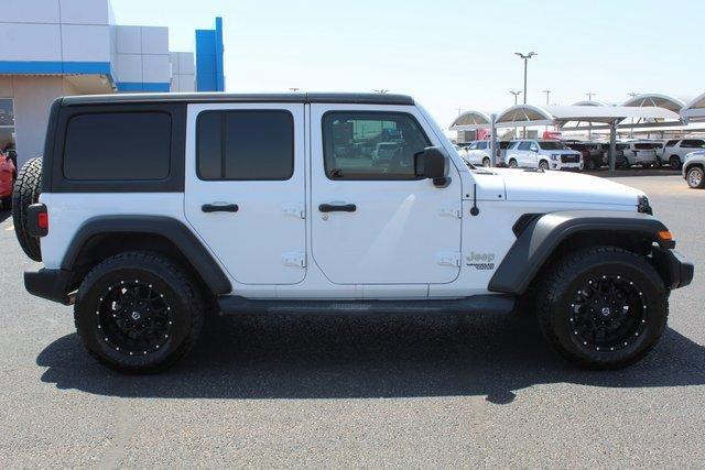 Used 2020 Jeep Wrangler Unlimited Sport S with VIN 1C4HJXDNXLW240267 for sale in Lamesa, TX