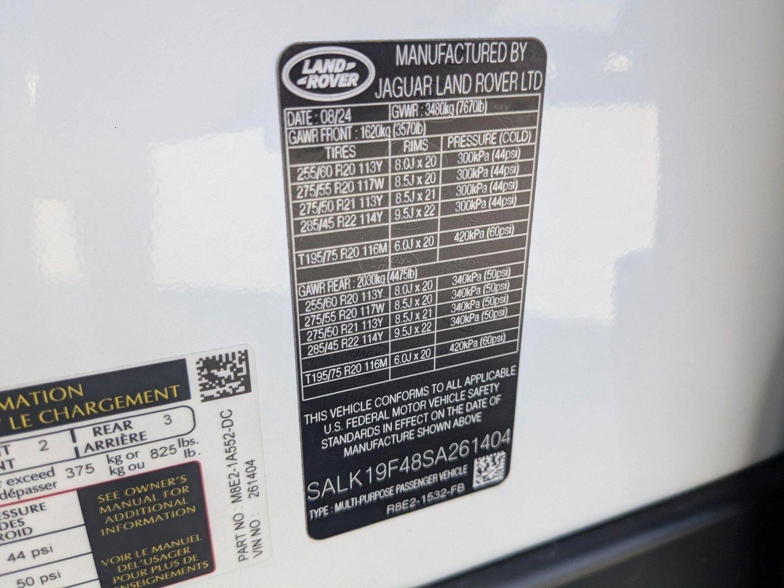 2025 Land Rover Range Rover Vehicle Photo in Pompano Beach, FL 33064