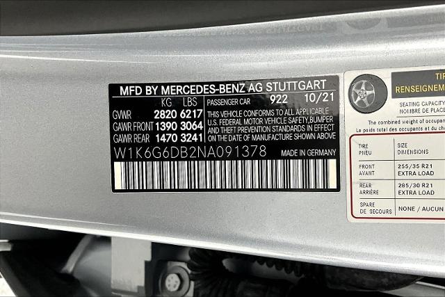 2022 Mercedes-Benz S-Class Vehicle Photo in Grapevine, TX 76051