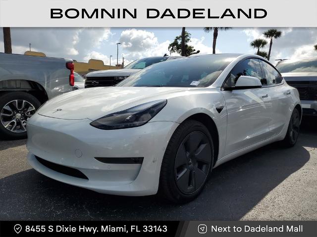Used 2022 Tesla Model 3 Long Range with VIN 5YJ3E1EBXNF229325 for sale in Miami, FL