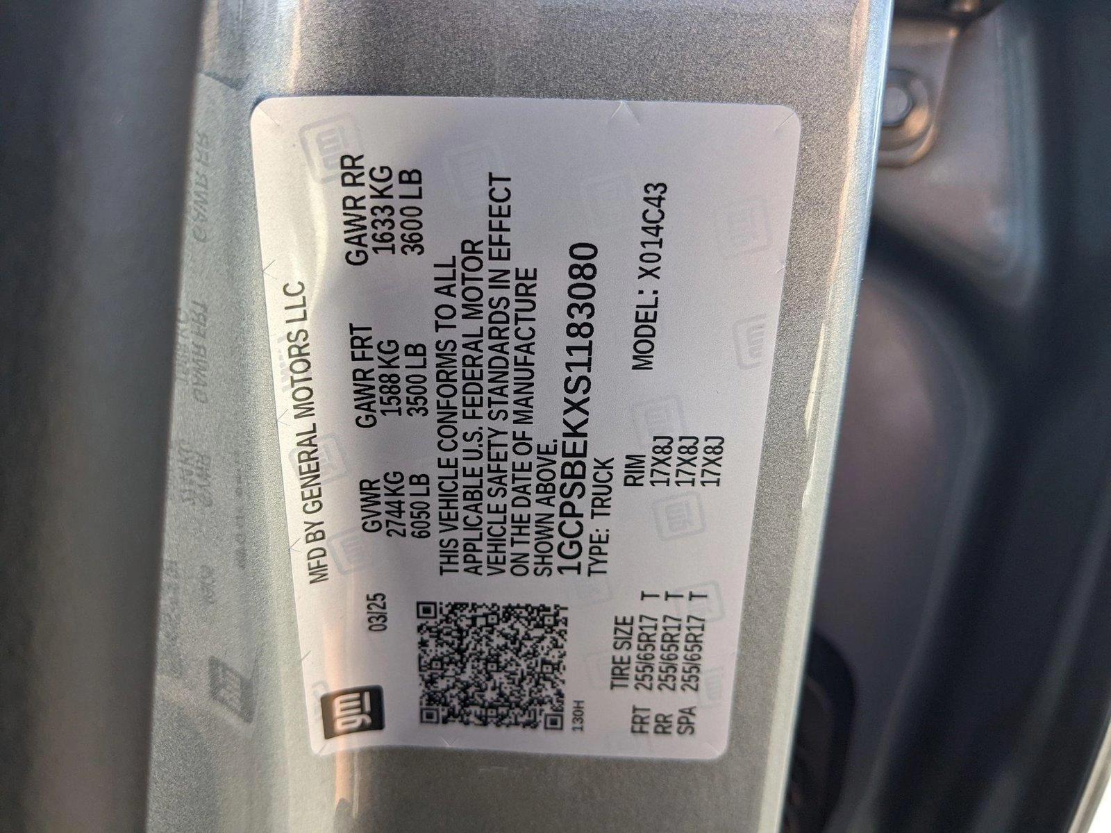 2025 Chevrolet Colorado Vehicle Photo in ORLANDO, FL 32808-7998
