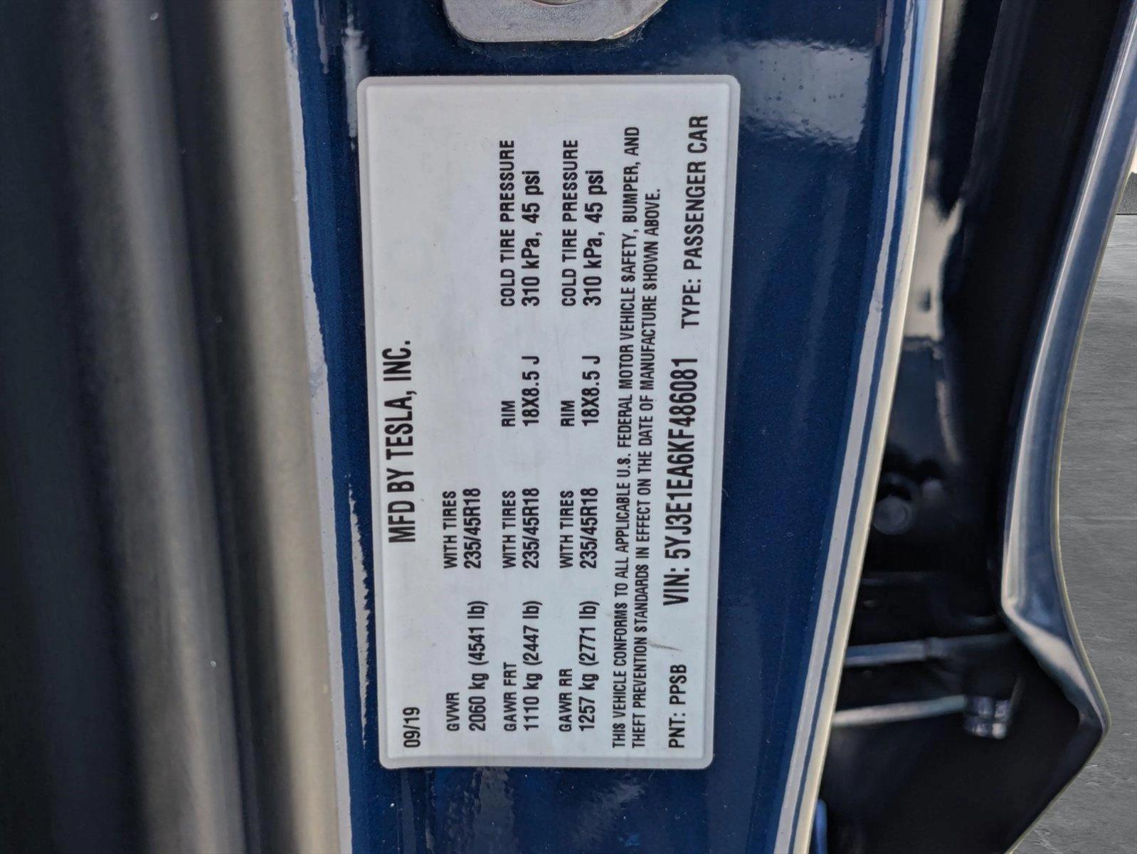 2019 Tesla Model 3 Vehicle Photo in Tustin, CA 92782