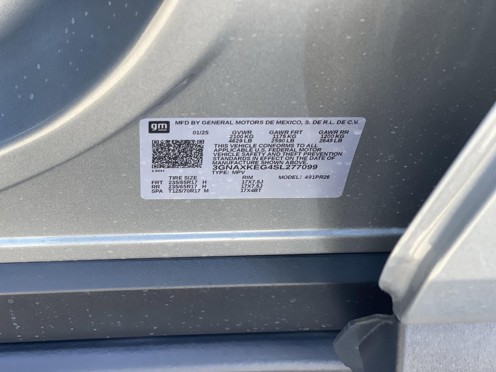 2025 Chevrolet Equinox Vehicle Photo in BENTONVILLE, AR 72712-4322