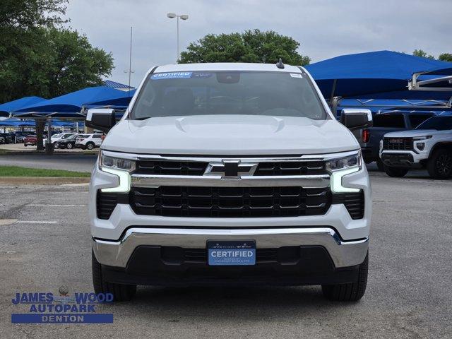 Certified 2022 Chevrolet Silverado 1500 LT with VIN 2GCPACED2N1506529 for sale in Denton, TX