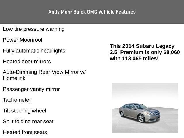 2014 Subaru Legacy Vehicle Photo in Fishers, IN 46038