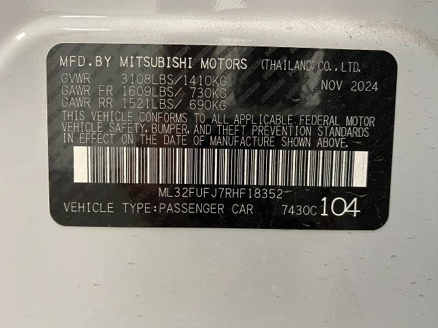 2024 Mitsubishi Mirage G4 Vehicle Photo in Appleton, WI 54913