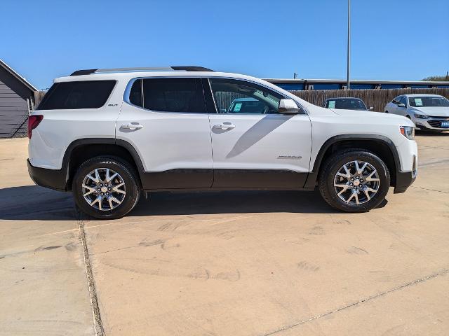 Used 2023 GMC Acadia SLT with VIN 1GKKNML4XPZ221776 for sale in Pleasanton, TX