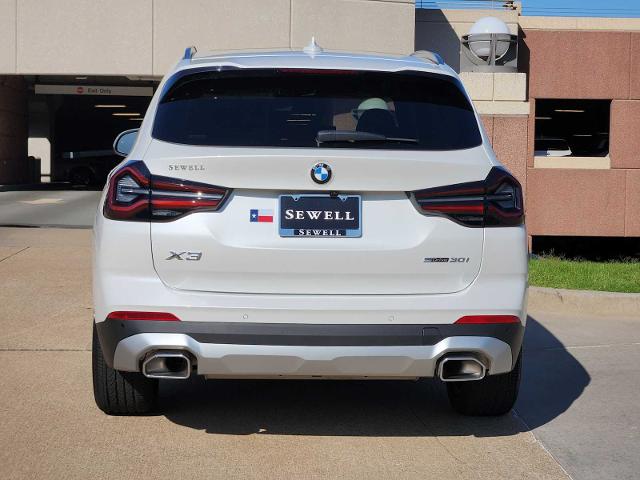 2022 BMW X3 sDrive30i Vehicle Photo in PLANO, TX 75024