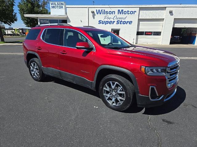 Used 2023 GMC Acadia SLT with VIN 1GKKNUL49PZ157505 for sale in Logan, UT