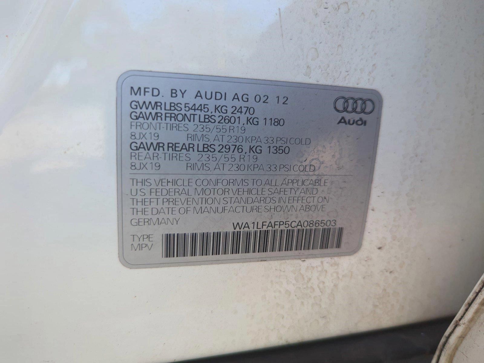 2012 Audi Q5 Vehicle Photo in Margate, FL 33063