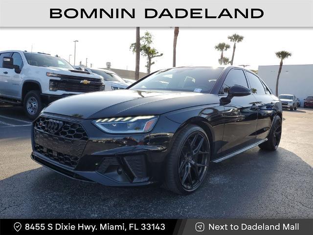 Used 2023 Audi S4 Premium Plus with VIN WAUB4AF46PA006741 for sale in Miami, FL