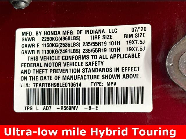 2020 Honda CR-V Hybrid Vehicle Photo in EVERETT, WA 98203-5662