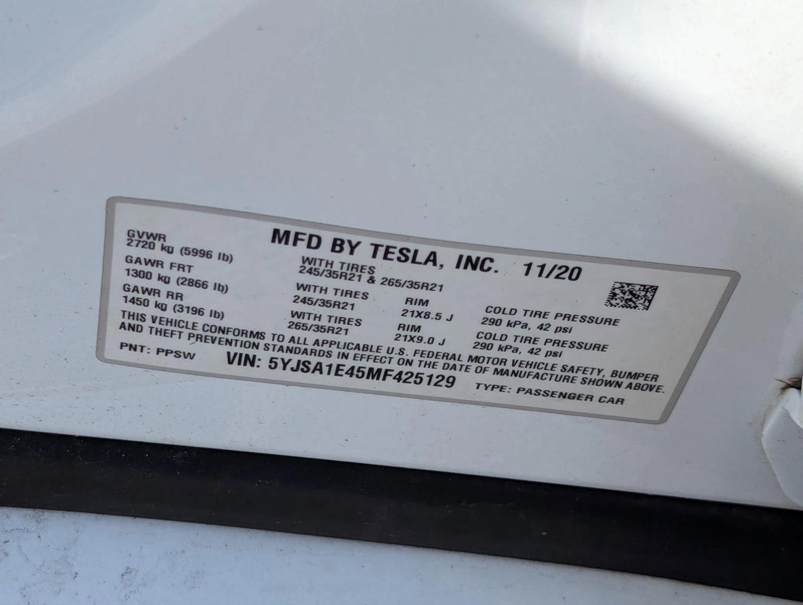 2021 Tesla Model S Vehicle Photo in Delray Beach, FL 33444