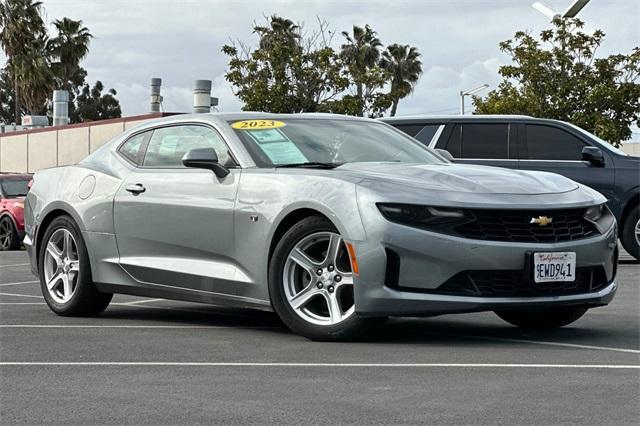 Used 2023 Chevrolet Camaro 1LT with VIN 1G1FB1RS2P0131254 for sale in Concord, CA
