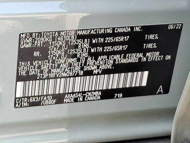 2022 Toyota RAV4 Vehicle Photo in WATERTOWN, CT 06795-3318