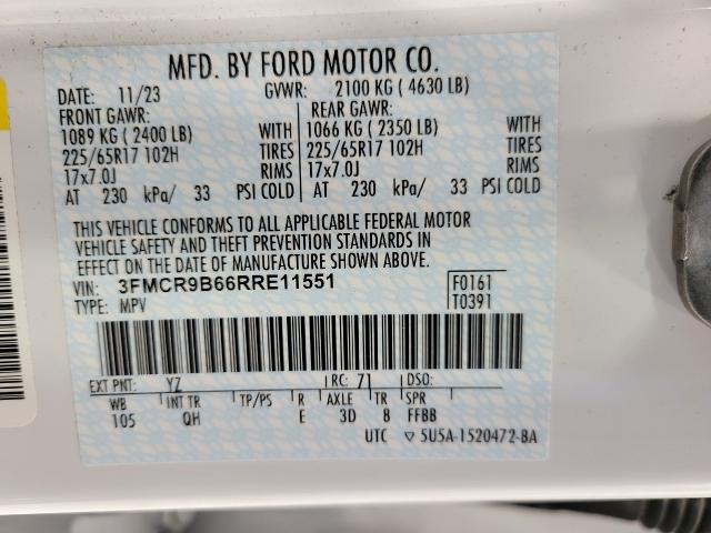 2024 Ford Bronco Sport Vehicle Photo in Oshkosh, WI 54901