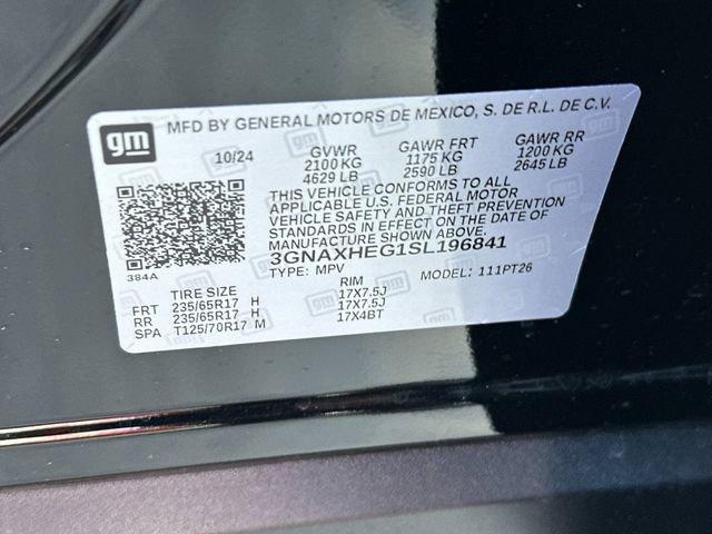 2025 Chevrolet Equinox Vehicle Photo in RIVERSIDE, CA 92504-4106