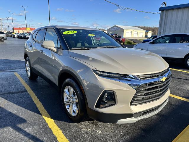 Used 2021 Chevrolet Blazer 2LT with VIN 3GNKBCRS4MS574163 for sale in Gallipolis, OH