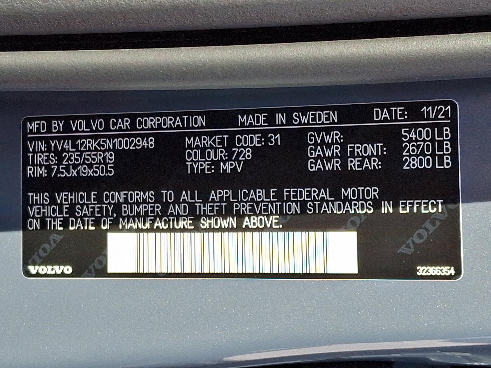 2022 Volvo XC60 Vehicle Photo in Trevose, PA 19053