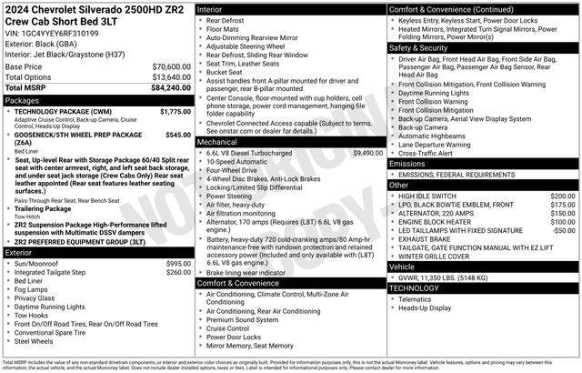 2024 Chevrolet Silverado 2500 HD Vehicle Photo in DANBURY, CT 06810-5034