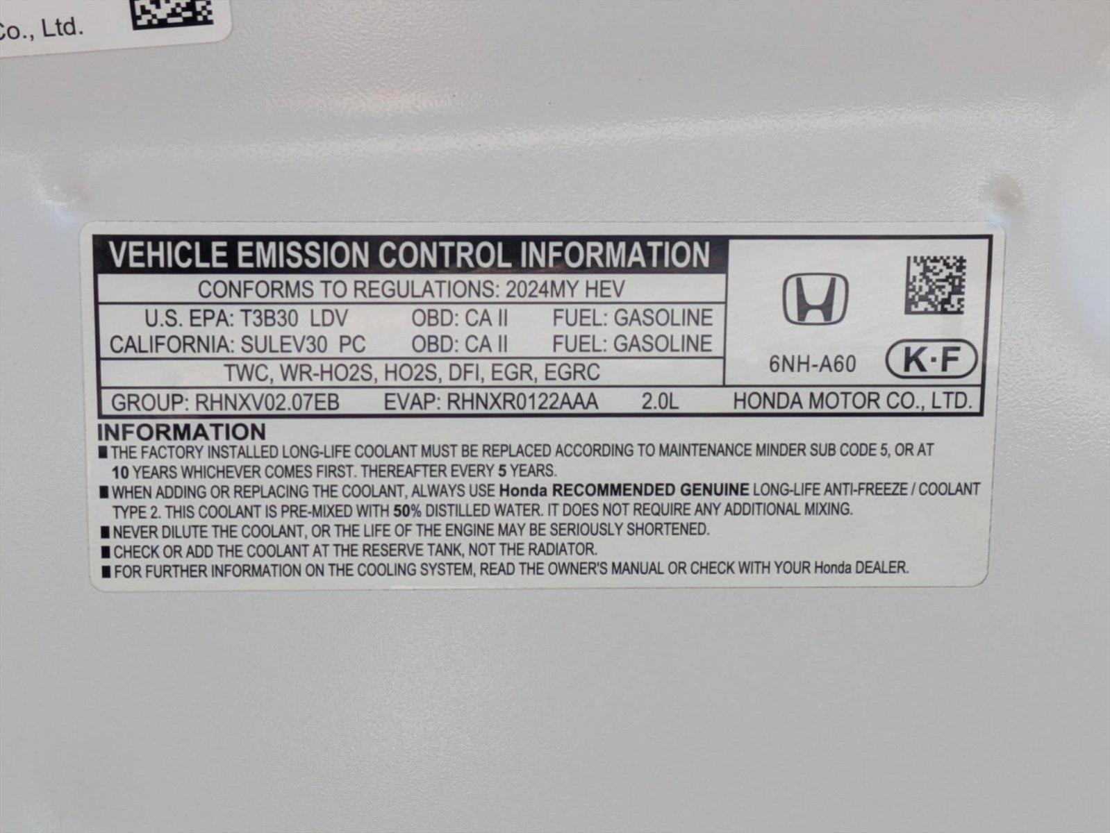 2024 Honda Accord Hybrid Vehicle Photo in Valencia, CA 91355-1794