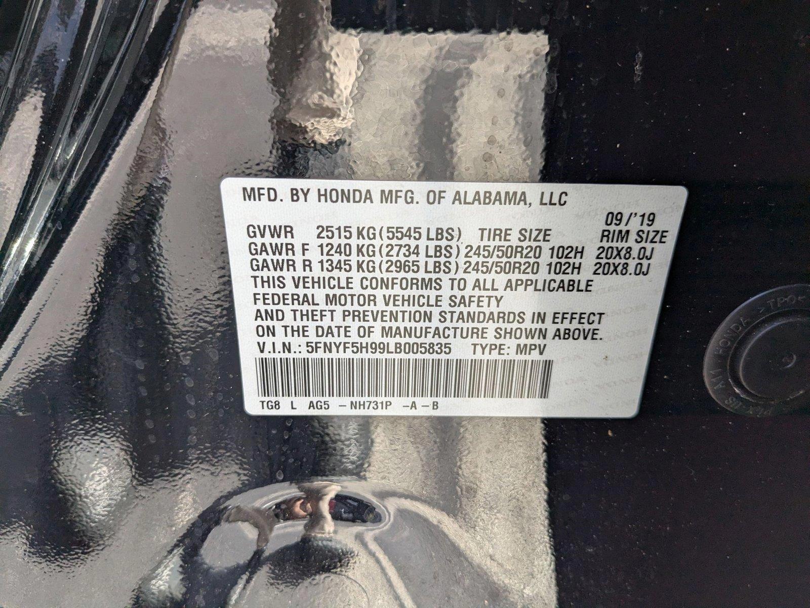 2020 Honda Pilot Vehicle Photo in Sanford, FL 32771