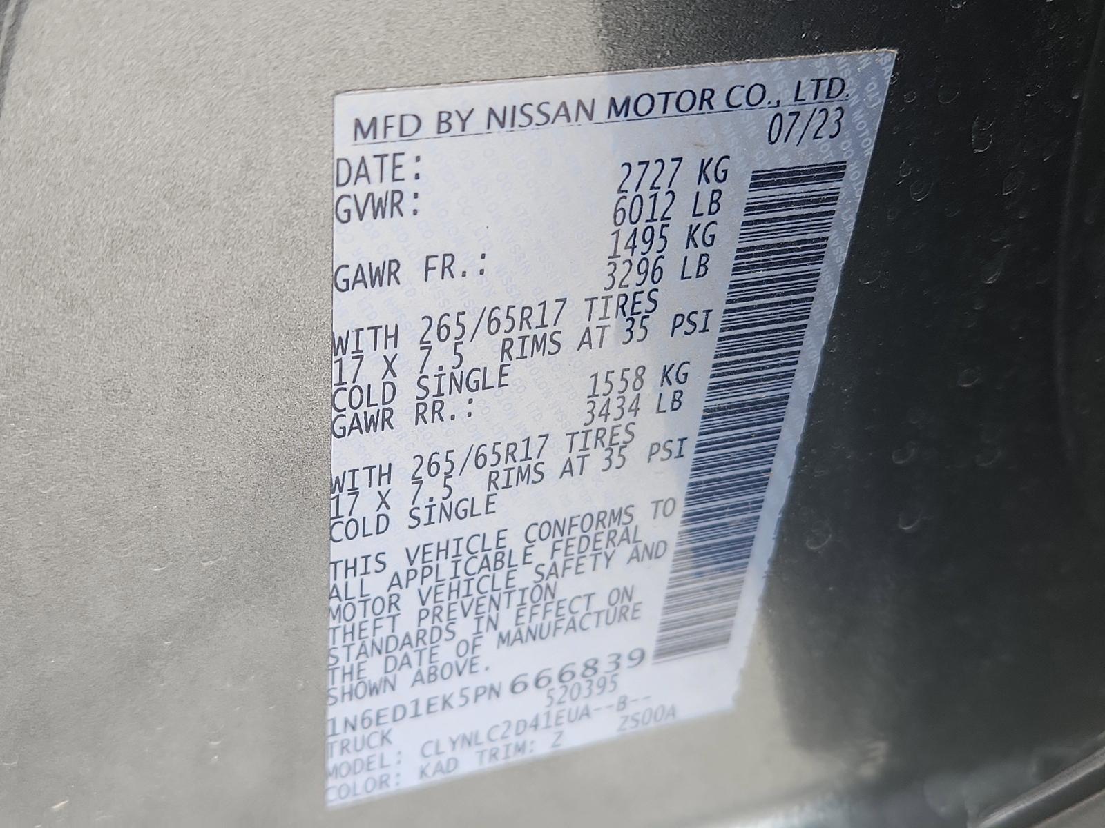 2023 Nissan Frontier Vehicle Photo in Albuquerque, NM 87110