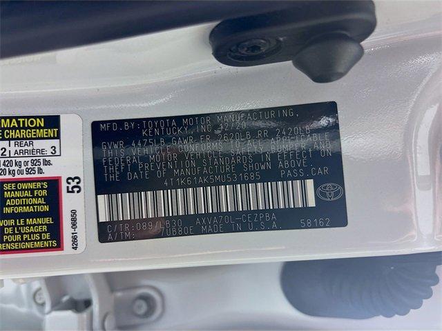 2021 Toyota Camry Vehicle Photo in PUYALLUP, WA 98371-4149