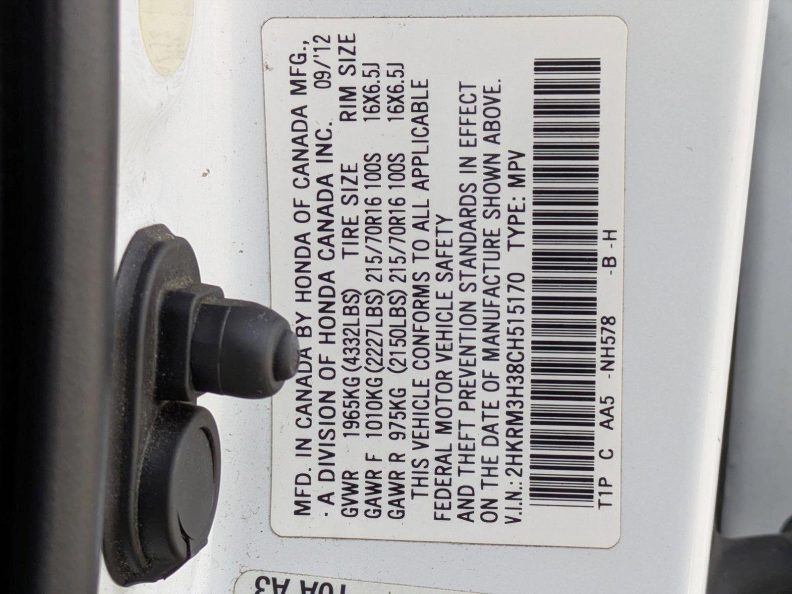 2012 Honda CR-V Vehicle Photo in Valencia, CA 91355-1794