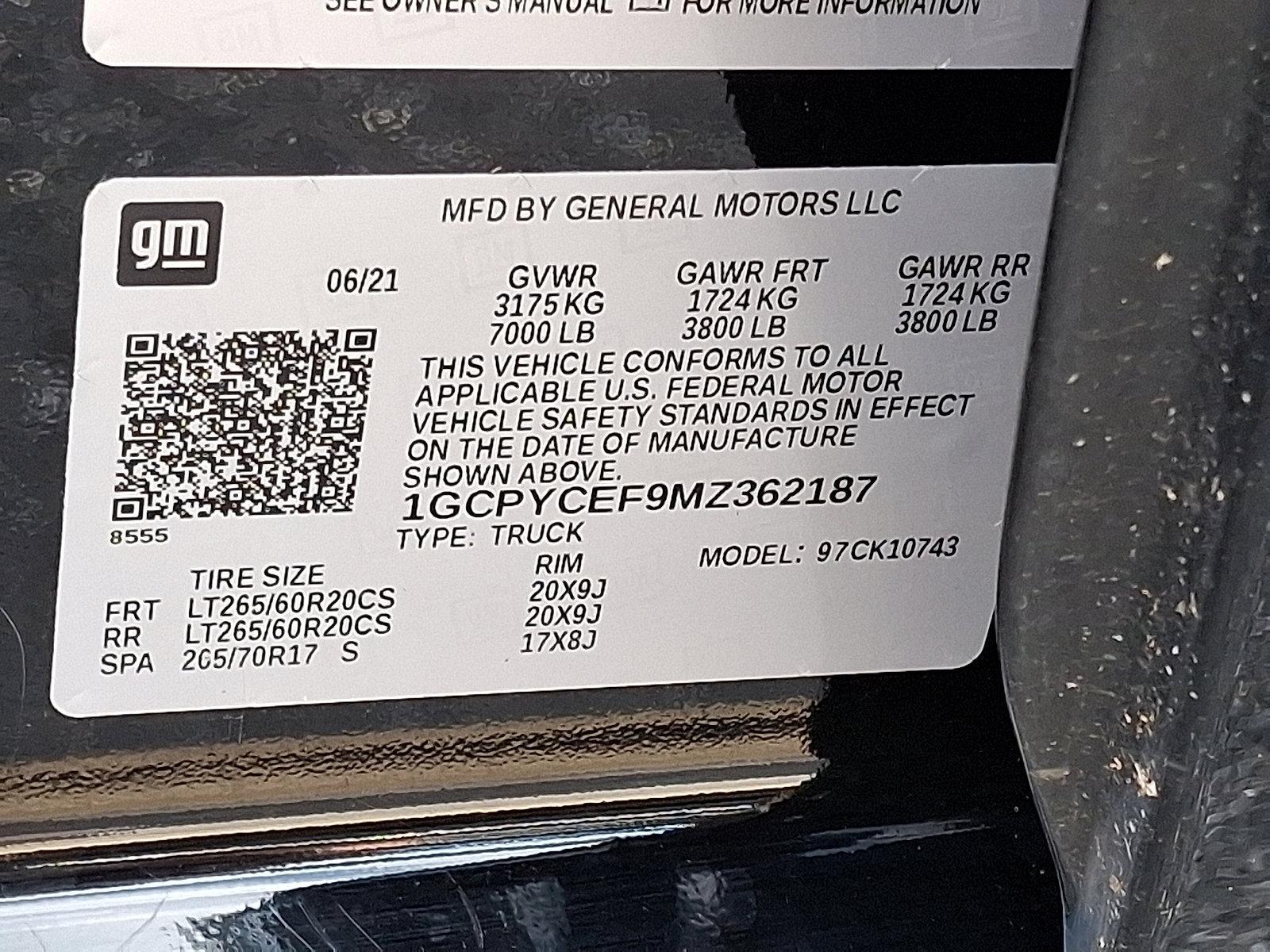 2021 Chevrolet Silverado 1500 Vehicle Photo in BETHLEHEM, PA 18017-9401