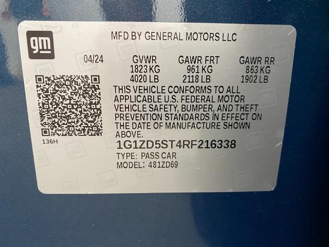 2024 Chevrolet Malibu Vehicle Photo in Appleton, WI 54913