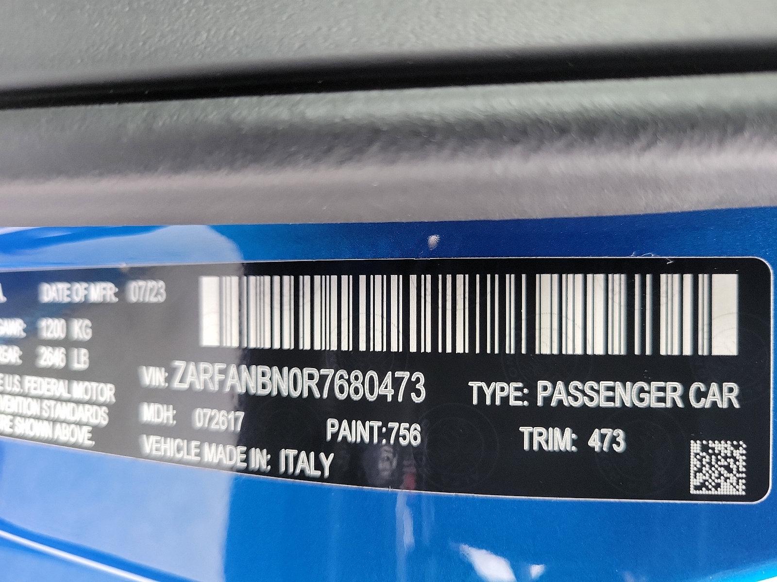 2024 Alfa Romeo Giulia Vehicle Photo in Mechanicsburg, PA 17050