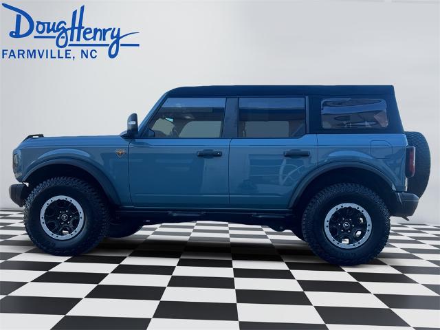 Used 2023 Ford Bronco 4-Door Badlands with VIN 1FMEE5DP4PLB80549 for sale in Farmville, NC