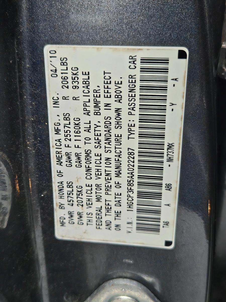 2010 Honda Accord Sedan Vehicle Photo in Clearwater, FL 33764