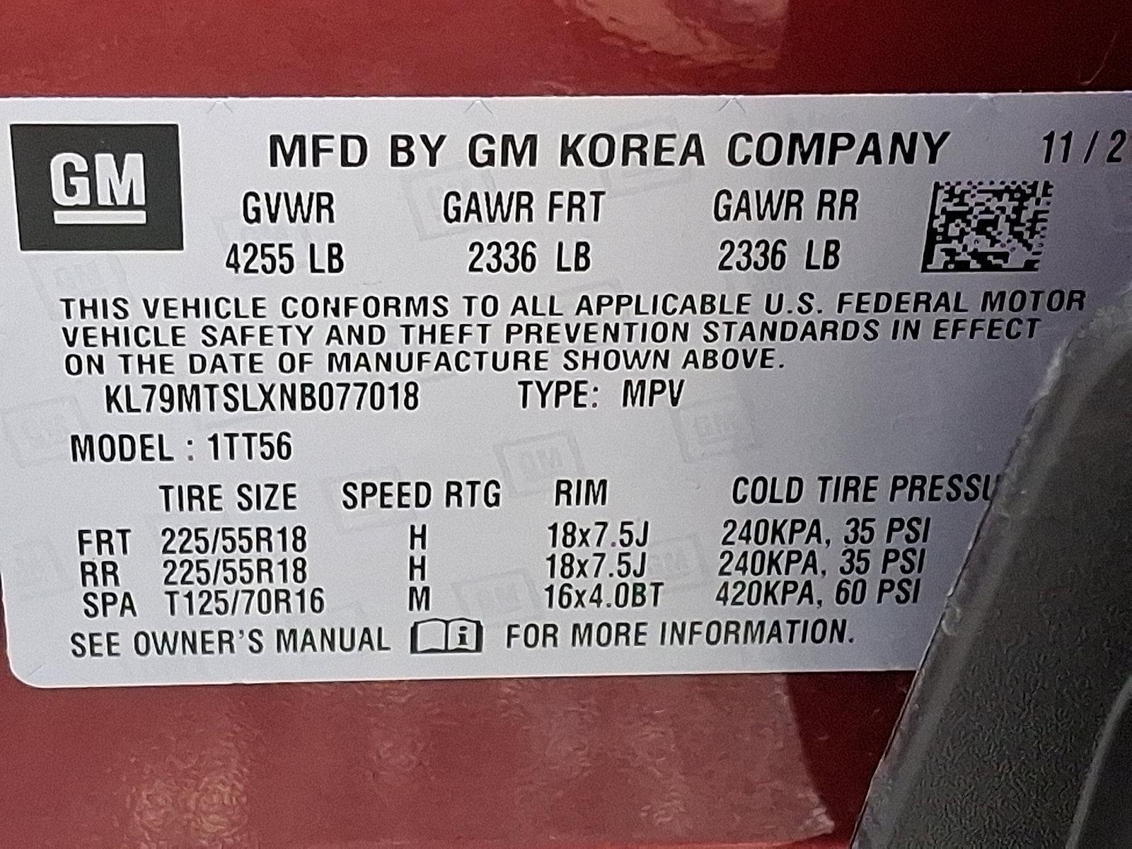 2022 Chevrolet Trailblazer Vehicle Photo in BETHLEHEM, PA 18017-9401