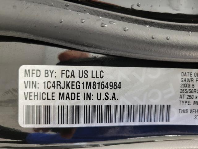 2021 Jeep Grand Cherokee L Vehicle Photo in Oshkosh, WI 54901