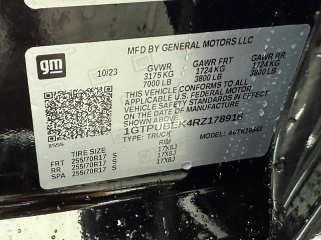 2024 GMC Sierra 1500 Vehicle Photo in APPLETON, WI 54914-8833