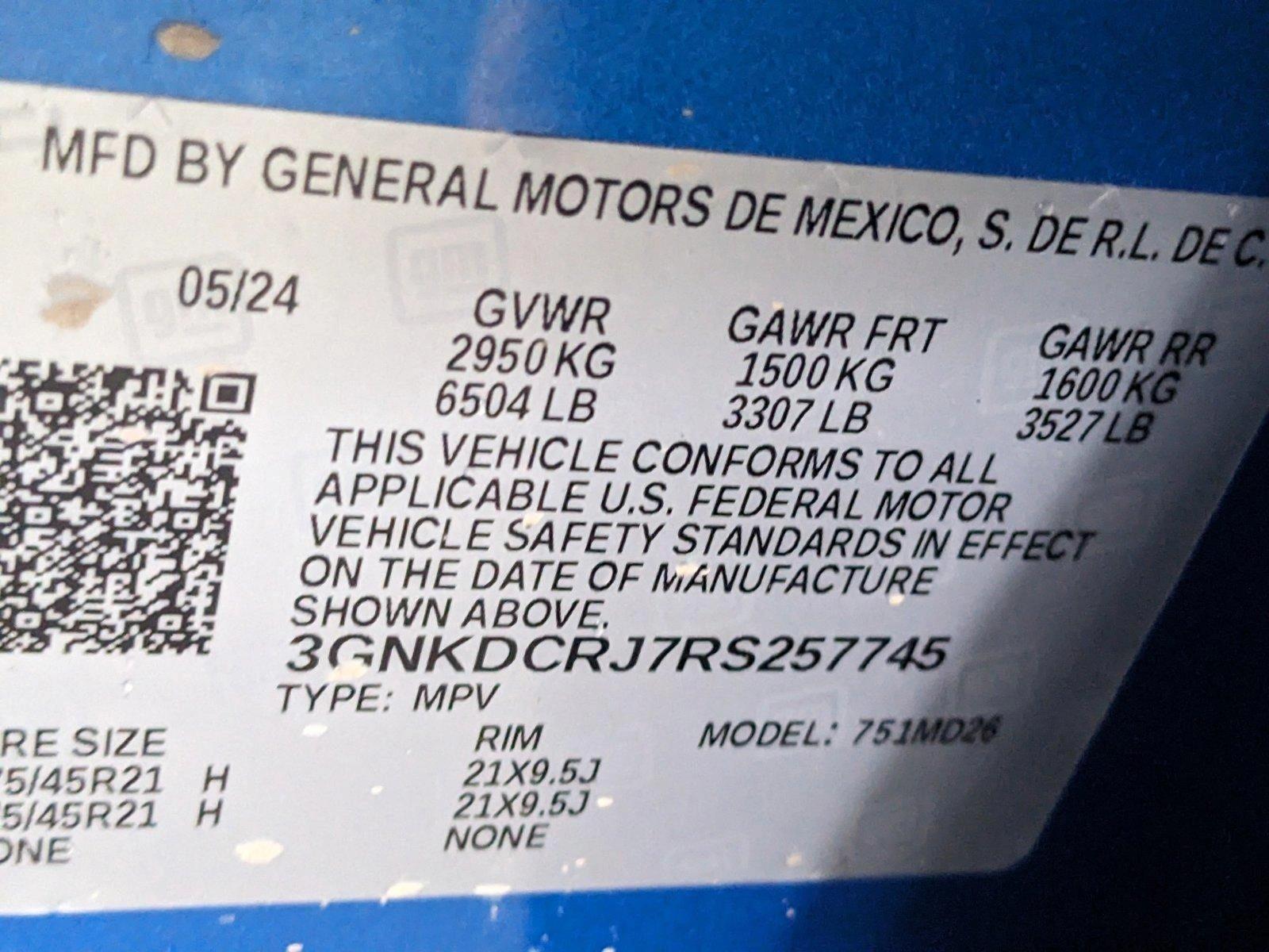 2024 Chevrolet Blazer EV Vehicle Photo in MIAMI, FL 33172-3015