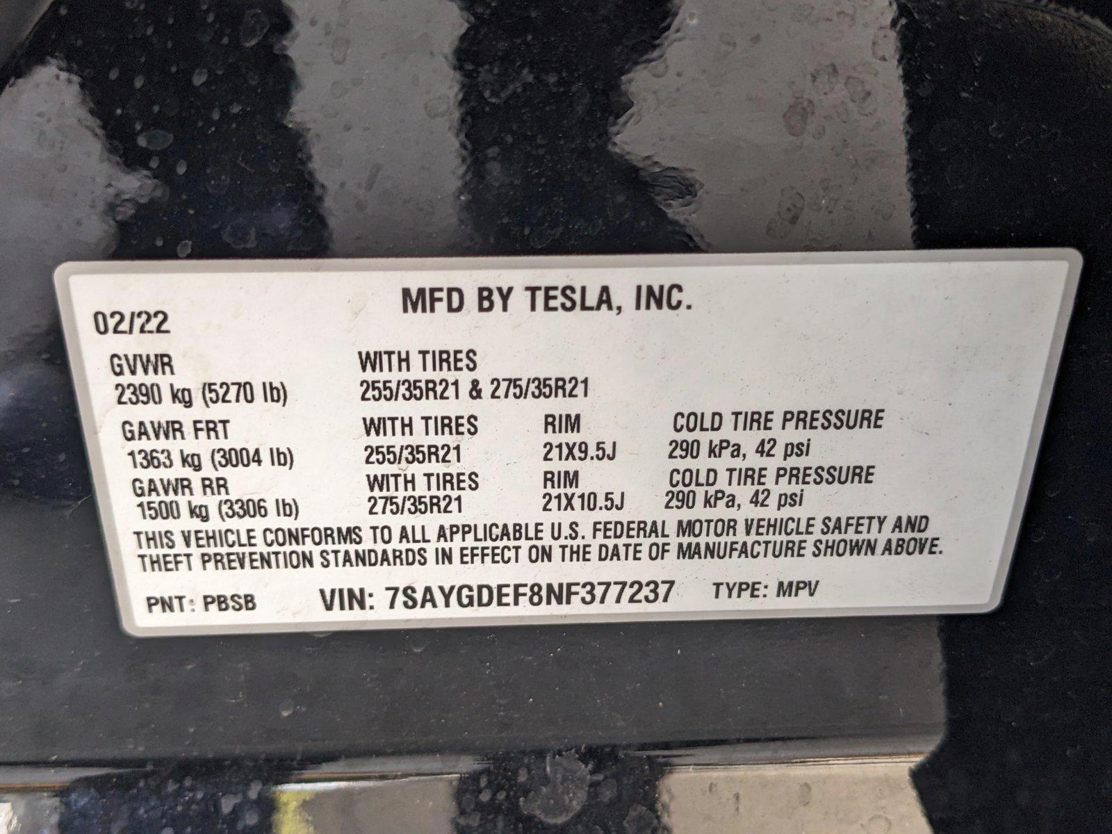 2022 Tesla Model Y Vehicle Photo in GREENACRES, FL 33463-3207